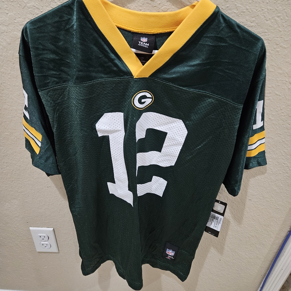 Green Bay Packers Jersey with Number 12